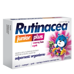 Rutinacea Junior plus tabletki do rozgryzania i żucia 20szt