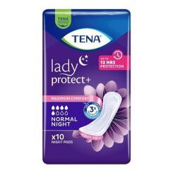 TENA Lady Protect+ Normal Night 10szt