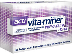 Acti Vita-Miner Prenatal + DHA 60 kaps