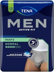 TENA Men Pants Normal Grey L/XL 8sztuk Bielizna na nietrzymanie moczu