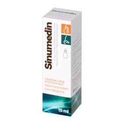 Sinumedin, aerozol do nosa (1,5 mg + 2,5 mg)/ml, 15 ml