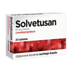 Solvetusan , tabletki na kaszel suchy, 20 szt.