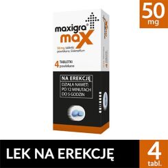 Maxigra Max 50mg 4 tabl