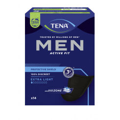 TENA Men Active Fit Extra Light 14szt Wkładki na nietrzymanie moczu