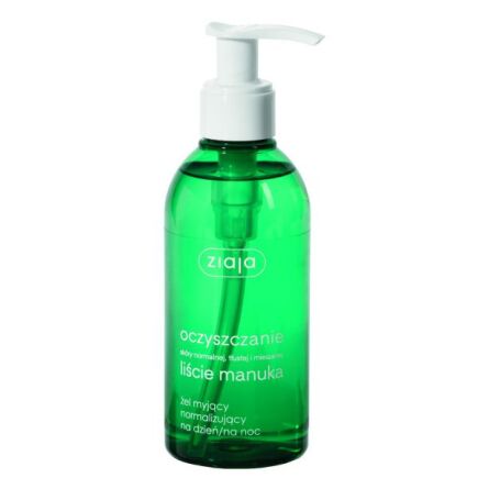 ZIAJA Liście Manuka ŻEL MYJĄCY NORMALIZUJĄCY NA DZIEŃ/NA NOC 200ml