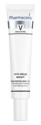 Pharmaceris V REPIGMENTACYJNY KREM Z MNIEJSZAJĄCY OBSZAR PLAM BIELACZYCH do twarzy i ciała na noc  VITI-MELO NIGHT 40 ml