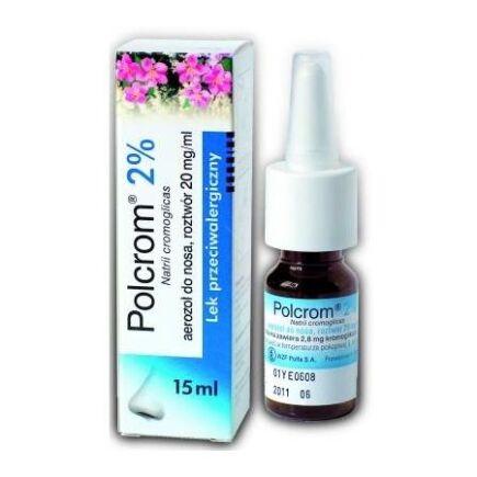 Polcrom 20mg/ml, aerozol do nosa, 15ml