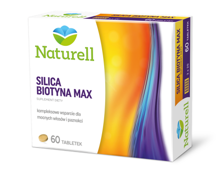 Naturell Silica Biotyna Max 60 szt