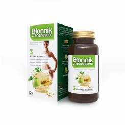 Błonnik z ananasem, tabletki do ssania, 120 szt.