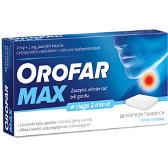 Orofar Max 30 pastylek