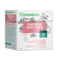 Bonatium Kontrola Masy Ciała Herbatka zioł., 2g, 20 szt.