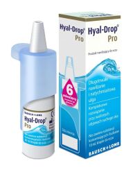 Hyal-Drop Pro, nawilżające krople do oczu, 10 ml