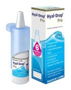 Hyal-Drop Pro, nawilżające krople do oczu, 10 ml