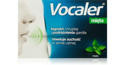 Vocaler smak miętowy 12 pastylek do ssania