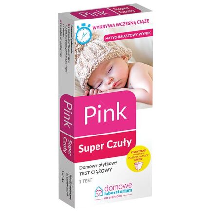 Test ciążowy PINK-TEST płytkowy 1 szt.