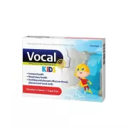 VOCAL KIDS truskawka tabletki miękkie do ssania, 24szt.