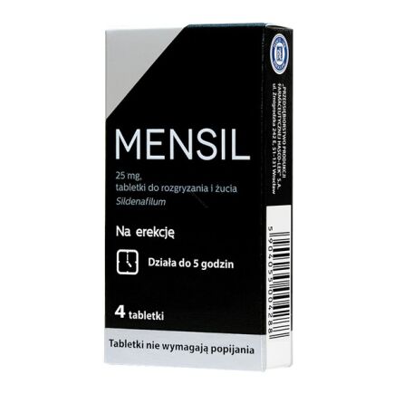 Mensil 25mg 4 tabl 