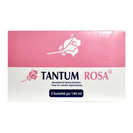 Tantum Rosa roztwór 5 butelek po 140ml