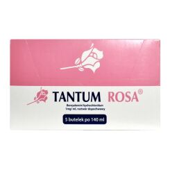 Tantum Rosa roztwór 5 butelek po 140ml
