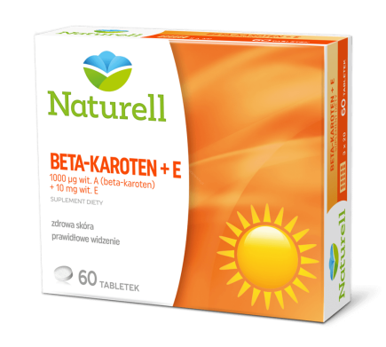 Naturell Beta-karoten + E  60 tabl
