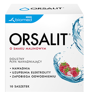 Orsalit dla dzieci malinowy 10 sasz. 