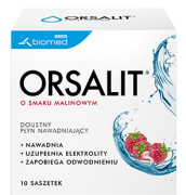 Orsalit dla dzieci malinowy 10 sasz. 