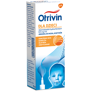 Otrivin dla dzieci 0,05% 0,5mg/ml 10ml