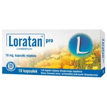 LORATAN PRO 10mg 10 kapsułek
