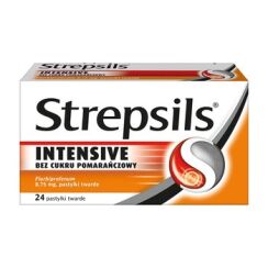 Strepsils intensive bez cukru tabl. 24 pastylki