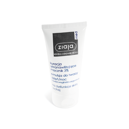 ZIAJA MED EMULSJA DO TWARZY DZIEŃ/NOC Z MOCZNIKIEM 3 % 50ml