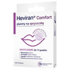 Heviran comfort  plastry na opryszczkę 15szt. 