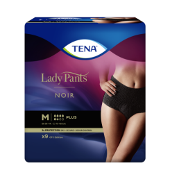 TENA Lady Pants Plus Noir M 9 sztuk