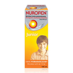 Nurofen dla dzieci Junior smak pomarańczowy 100ml