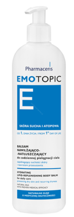 Pharmaceris E Emotopic Balsam Nawilżająco-Natłuszczający do codziennej pielęgnacji ciała 400ml