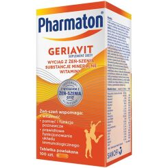 Geriavit Pharmaton 100 tabletek powlekanych 