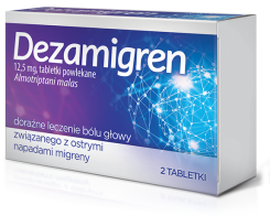 Dezamigren 12,5mg 2 tabl lek na migrenę