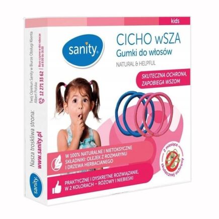 Cicho Wsza gumki przeciw wszom 4 sztuki