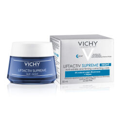 VICHY LIFTACTIV SUPREME SUPREME NOC Kompleksowa przeciwzmarszczkowa pielęgnacja ujędrniająca na noc 50ml