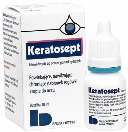 Keratosept krople do oczu, 10 ml
