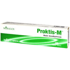 Proktis M maść doodbytnicza 30g , hemoroidy