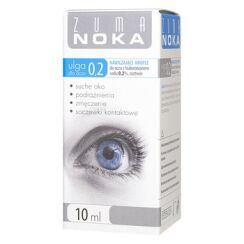 Zuma Ulga Dla Oczu 0,2, nawilżające krople do oczu, 10ml