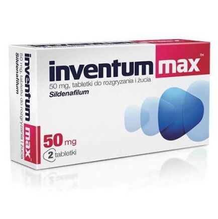 Inventum Max 50 mg 2 tabl