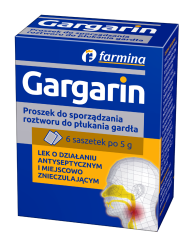 Gargarin saszetki 6 saszetek po 5g