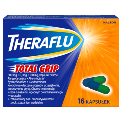 Theraflu Total Grip Lek, 16 kapsułek