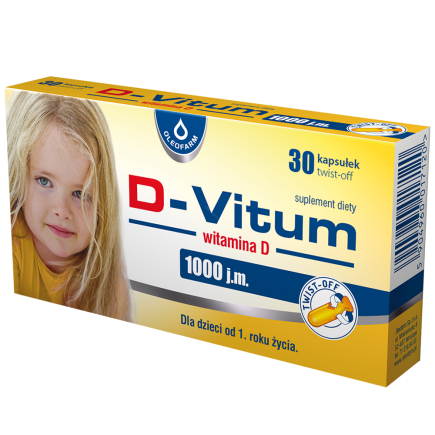 D-Vitum 1000j.m. 30 kaps twist off