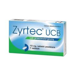 Zyrtec UCB tabl.powl. 0,01 g 10 tabl.