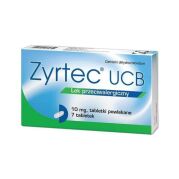 Zyrtec UCB tabl.powl. 0,01 g 10 tabl.