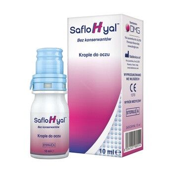Saflohyal, krople do oczu 10 ml
