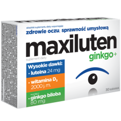 Maxiluten Ginko+ 30 tabletek 