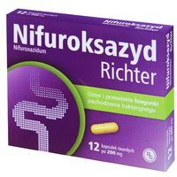Nifuroksazyd Richter 200mg 12 kaps